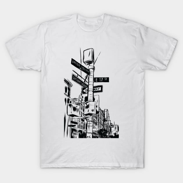 New York T-Shirt by LR_Collections